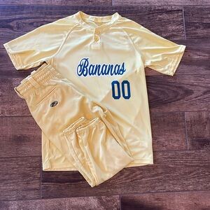 Homemade Savannah Bananas costume